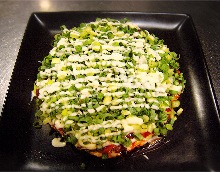 Kansai-style okonomiyaki