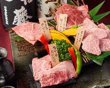 Assorted wagyu beef, 5 kinds