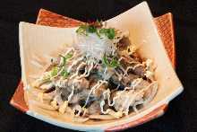 Pork tendon Ponzu sauce