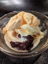 Red bean ice cream
