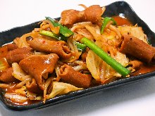 Stir-fried offal