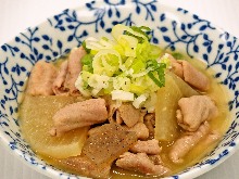 Simmered offal rice bowl