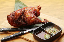Fried whole chicken