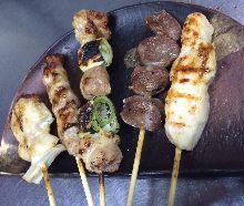 Assorted grilled skewers, 5 kinds