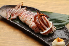 Grilled Whole Squid