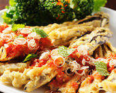 Fried eggplant