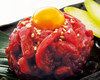 Horse meat yukhoe (Korean steak tartare)