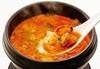 Korean tofu stew with seafood kimchi Korean tofu stew with seafood kimchi