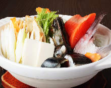 Seafood hotpot