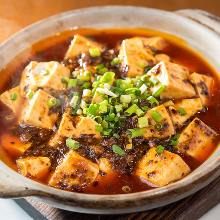 Spicy tofu and ground meat