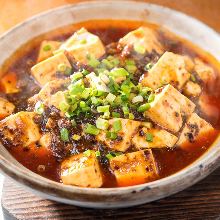 Spicy tofu and ground meat