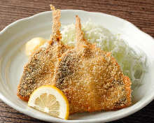 Deep-fried horse mackerel