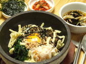 Stone grilled bibimbap