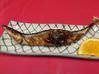 Salted and grilled saury