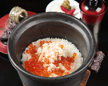 Kamameshi (pot rice)