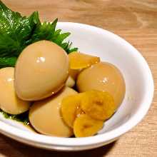 Seasoned quail egg