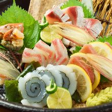 Assorted sashimi of the day