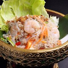 Shrimp and bean-starch vermicelli salad
