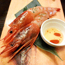 Botan shrimp sashimi