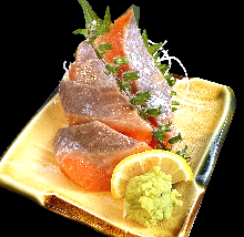 Salmon sashimi