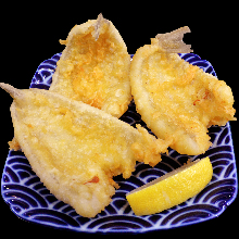 Smelt-whiting tempura