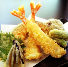 Assorted tempura, 3 kinds