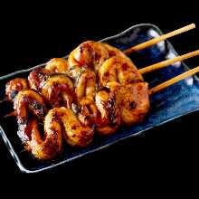 Skewered eel back meat Sticks