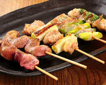 Assorted grilled skewers, 5 kinds