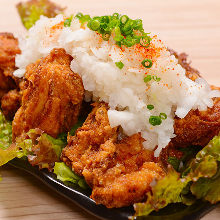 Fried chicken with grated daikon and ponzu