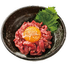 Horse meat tartare