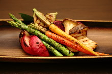 Warm vegetable salad