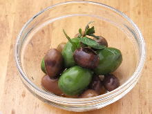 Assorted olives