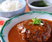 Japanese-style hamburg steak