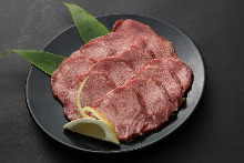 Premium grilled tongue seasoned with salt