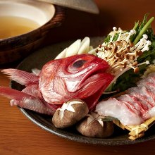 Splendid alfonsino shabu-shabu