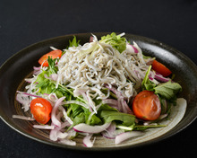 Whitebait salad