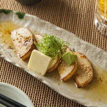 Itawasa (fish cakes with wasabi and soy sauce)