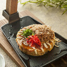 Kansai-style okonomiyaki