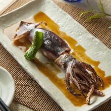 Grilled Whole Squid