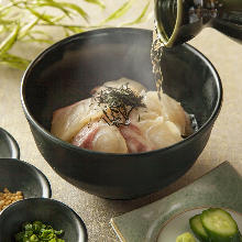 Tai chazuke (sea bream and rice with tea)