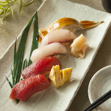 Assorted nigiri sushi