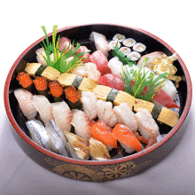 Assorted nigiri sushi