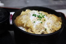 Pork cutlet rice bowl