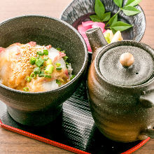 Shake chazuke(salmon and rice with tea)