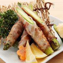 Asparagus pork roll