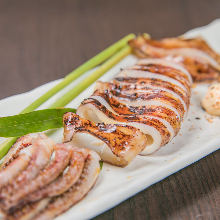 Grilled Whole Squid