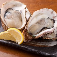 Unsalted grilled oyster