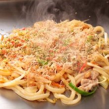 Sauteed wheat noodles