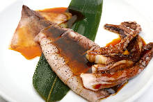 Grilled Whole Squid