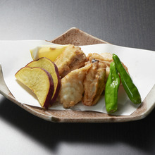 Fried Japanese pufferfish